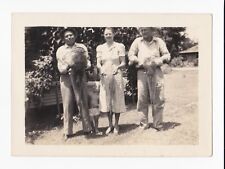 Vintage Photo Of People Holding Big Catfish After Fishing Trip 2.5