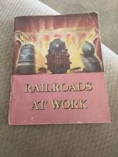 Vintage Oct 1948 Booklet Railroads at Work Picture Book American Railroads 3rd picture