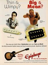 EPIPHONE GUITARS - CHAD BROCK - WCW Wrestler - 1996 Print Advertisement picture