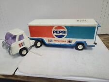 1980 Vintage Pepsi Cola Semi Truck Collectible Toy Truck & Trailer Buddy L Japan picture