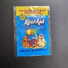 Extremely Rare Biscuits & Gravy Kool Aid Pack Tropical Punch Unopened Vintage picture