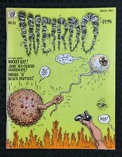 1987 WEIRDO Magazine #21 VG/FN 5.0 R Crumb / Last Gasp 1st Printing picture