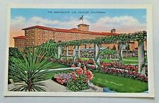 The Ambassador Hotel, Los Angeles, California Linen Postcard Unused 5666 picture