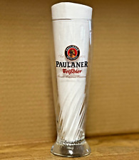 Paulaner Munchen Weisbier Beer Glass ~ Swirled Base 8