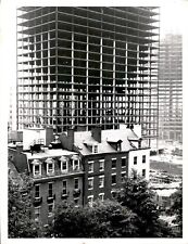 LG48 1964 Orig Photo OLD HOUSE SITS IN SHADOW OF NEW BOSTON STATE OFFICE BLDG picture