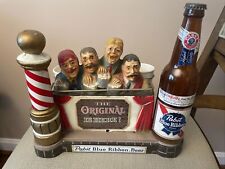 Vintage Pabst Beer Barber Shop Quartet Back Bar Sign picture