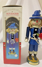 Vintage Wizard of Oz Blue Nutcracker Wooden Scarecrow Kurt S Adler With Box READ picture