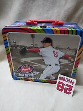 BOSTON RED SOX METAL LUNCH BOX 2007 HOOD KID NATION 07 JONATHAN PAPELBON/WALLY picture
