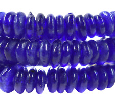 Italian Annular Glass Rings Cobalt Blue Trade Beads picture