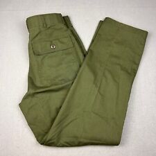 Vintage Military Trousers 32x31 OG 507 Army Trousers 70s Vietnam War Utility picture