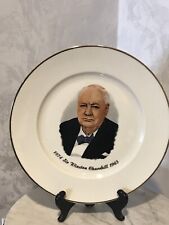1874 Sir Winston Churchill 1965 West Germany Porcelain 10” Plate picture
