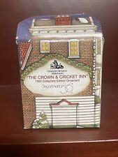 Dept 56 Village Ornament - Dickens- The Crown and Cricket Inn 1992 Edition New picture