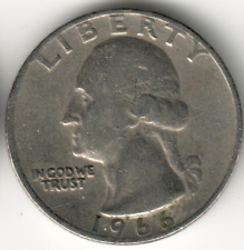 USA - 1966 - Heraldic Eagle Washington ¼ Dollar - #1403 picture