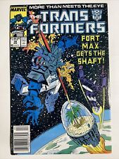 Transformers #39 VF/NM - NEWSSTAND Variant Marvel Comics 1988 Combine Shipping picture