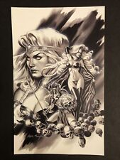 Brian Polido's Lady Death-Avatar Boundless Comics Poster 6.5x10 Felipe Massafera picture