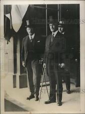 1931 Press Photo Henry L. Stimson & Walter Edge as they left the Quai D' Orsay picture