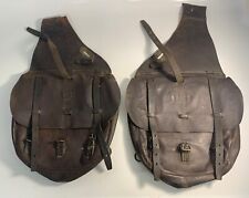 Original 1885 Indian/Span Am Wars Saddle Bags, Separated in Middle Marked 