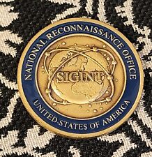 NRO NATIONAL RECONNAISSANCE OFFICE SIGINT; SILENCE IS ONLY REFUGE CHALLENGE COIN picture