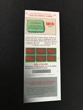 Colorado  SV Instant NH Lottery Ticket,  issued in 1977 no cash value picture