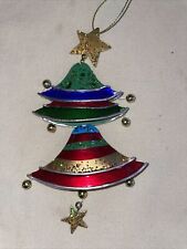 2 Tier Metal Christmas Tree Ornament  picture