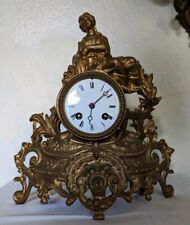 1800s French Japy Freres FRENCH clock~Spelter , Restore  picture
