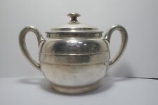 Antique silver plated Tiffany and Co made sugar pot from the Baldwin Hotel picture