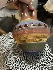 Vintage Signed Navajo Wedding Vase Pottery Native American Southwest Decor 5” picture