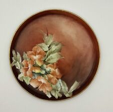 Antique T&V Limoges Hand-Painted Floral Plate picture