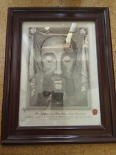 XL Pope Leo XIII relic Veronica Veil Shroud Christ vatican seal COA 1902 picture