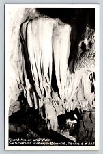 c1955 RPPC Giant Molar & Walk Cascade Caverns BOERNE Texas VINTAGE Postcard 1277 picture