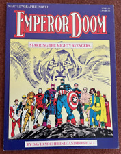 FIRST PRINT Avengers Emperor Doom Marvel Graphic Novel Bob Hall David Micheline picture