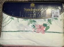 Vintage Sanderson Vile De Lyon Queen Sheet Set picture