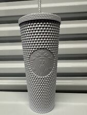 NEW Starbucks Spring 2024 White Studded Venti 24oz Tumbler Fast Shipping picture