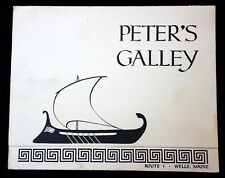 Peter's Galley Menu, Rte 1 Wells, ME c1960s picture