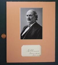1840-80s Indiana Senator Congressman Joseph McDonald signed autograph photo set- picture