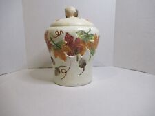 Home Trends Ceramic Harvest Cookie Jar Fall Acorns Leaves CKAO CH7292C picture