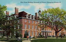 Champaign-Urbana Illinois Illini Union Building University of Illinois Postcard picture