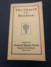 c.1930's The Church Of The Brethren Elgin Illinois Booklet picture