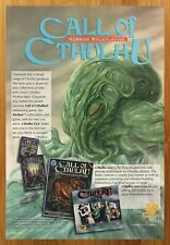 1997 Call of Cthulhu Role-Playing Game Print Ad/Poster Lovecraft Mythos CCG Art picture