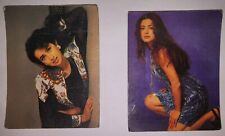 Bollywood Actress - Jui Chawla and Karishma Kapoor - Rare small Calendar 1996-97 picture