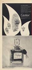1962 Cartier Print Ad Torsade Emerald Bracelet Replique Perfume PRINT AD 2 for 1 picture