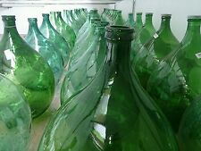 Antique Italian Green Demijohn Huge carboy Wine Making GIANT BOTTLE 250 availabl picture