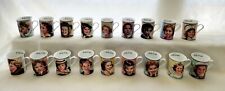 Shirley Temple The Danbury Mint Mug Collection Pre-Owned Complete Set of 18 picture