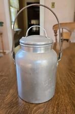 Vintage Dairy Milk Cream Can Pail With Bale Handle Great Northern Co Chicago picture