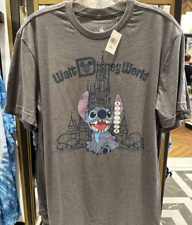 Disney Parks Walt Disney World Stitch Castle T-Shirt for Adults Size XL New picture
