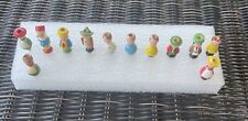 Vintage Wood People Birthday Candle Holders picture