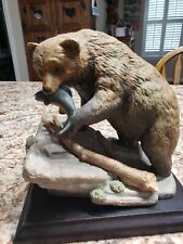 Home Interiors Brown Bear  Master Piece Porcelain Endangeed Species. By Homco picture