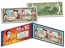 BETTY BOOP Genuine Legal Tender U.S. $2 Bill *OFFICIALLY LICENSED* with Holder picture