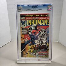 Inhumans 2 CGC Graded 9.2 NM+ Marvel Comics 1975 picture