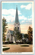 Vermont Rutland St. Peters Church Vintage Postcard POSTED 1928 picture